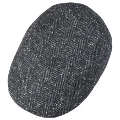 Raul Melange Herringbone Flatcap By Lierys