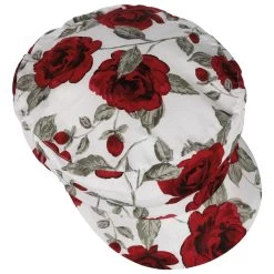 Modehutgeschäft -Modehutgeschäft Red Roses Ballonmuetze by McBURN wei .62020 1rf5
