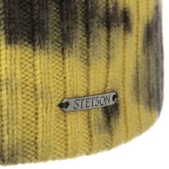 Rouven Kaschmirmütze By Stetson -Modehutgeschäft Rouven Kaschmirmuetze by Stetson schwarz gelb.58948 4rf239