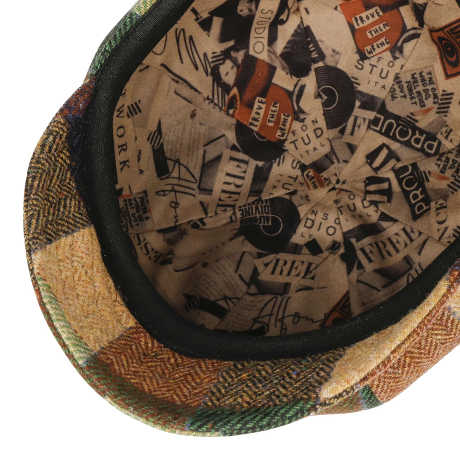 Salveno Wool Check Ballonmütze By Alfonso DEste 4 Salveno Wool Check Ballonmütze By Alfonso DEste – Bild 2