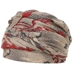 Sapphire Flowerpot Turban By Christine Headwear -Modehutgeschäft Sapphire Flowerpot Turban by Christine Headwear beige rot.62604 rf271