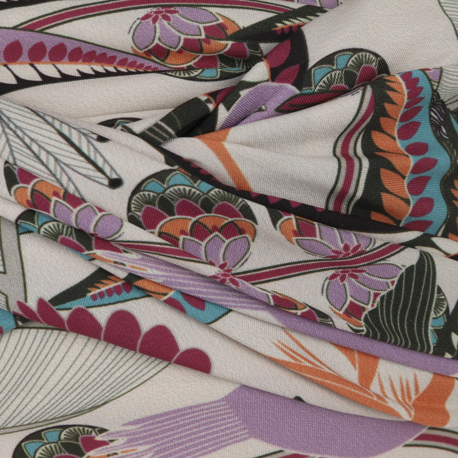 Sapphire Rainforest Turban By Christine Headwear 6 Sapphire Rainforest Turban By Christine Headwear – Bild 4