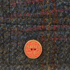 Shetland Wool Armycap By Mayser -Modehutgeschäft Shetland Wool Armycap by Mayser blau gruen.55044 4rf225