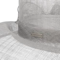 Sinamay Wide Brim Anlasshut By Seeberger -Modehutgeschäft Sinamay Wide Brim Anlasshut by Seeberger grau.64915 4rf13