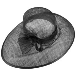 Sinamay Wide Brim Anlasshut By Seeberger -Modehutgeschäft Sinamay Wide Brim Anlasshut by Seeberger schwarz.64915 1rf4