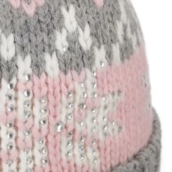 Snowflake Kindermütze -Modehutgeschäft Snowflake Kindermuetze rosa.60330 5rf25