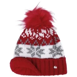 Snowflake Kindermütze -Modehutgeschäft Snowflake Kindermuetze rot.60330 1rf3