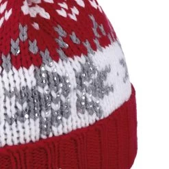 Snowflake Kindermütze -Modehutgeschäft Snowflake Kindermuetze rot.60330 5rf3