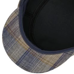 Sören Check Armycap By Mayser -Modehutgeschäft Soeren Check Armycap by Mayser beige blau.61235 2rf212