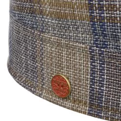 Sören Check Armycap By Mayser -Modehutgeschäft Soeren Check Armycap by Mayser beige blau.61235 4rf212
