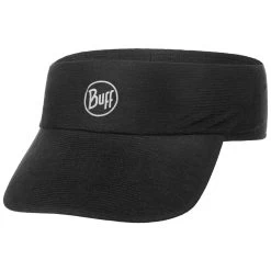 Solid Black Pack Run Visor By BUFF -Modehutgeschäft Solid Black Pack Run Visor by BUFF schwarz.58571 rf4