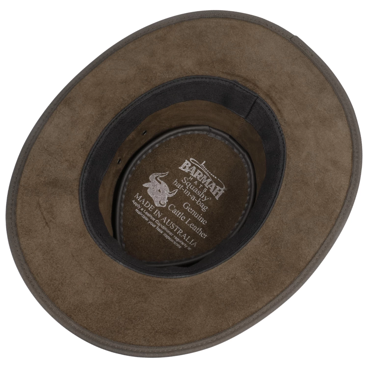 Squashy Twotone Lederhut By BARMAH 5 Squashy Twotone Lederhut By BARMAH – Bild 3