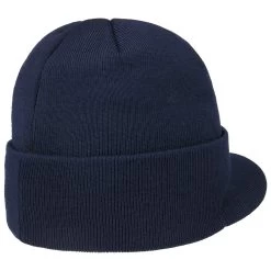 Strickmütze Mit Schirm By Hammaburg -Modehutgeschäft Strickmuetze mit Schirm by Hammaburg dunkelblau.59163 3rf192