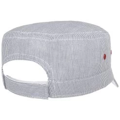 Stripes Cotton Army Kindercap By Lipodo -Modehutgeschäft Stripes Cotton Army Kindercap by Lipodo blau.58545 3rf2