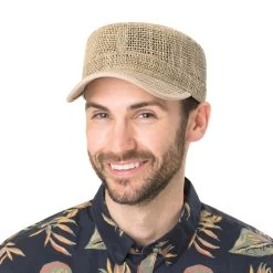 Stroh Armycap By Lipodo -Modehutgeschäft Stroh Armycap by Lipodo.60032 8