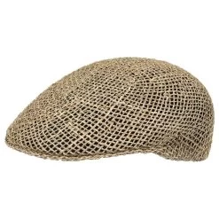 Strohflatcap By Lipodo -Modehutgeschäft Strohflatcap by Lipodo natur.42731 f40