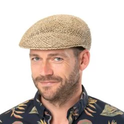 Strohflatcap By Lipodo -Modehutgeschäft Strohflatcap by Lipodo.42731 8