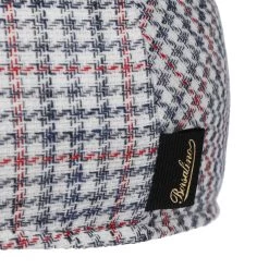 Summer Houndstooth Flatcap By Borsalino -Modehutgeschäft Summer Houndstooth Flatcap by Borsalino blau wei .66045 4rf219