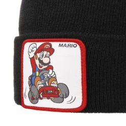 Super Mario Beanie By Capslab -Modehutgeschäft Super Mario Beanie by Capslab schwarz.65358 4rf4