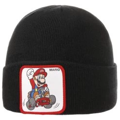 Super Mario Beanie By Capslab -Modehutgeschäft Super Mario Beanie by Capslab schwarz.65358 rf4