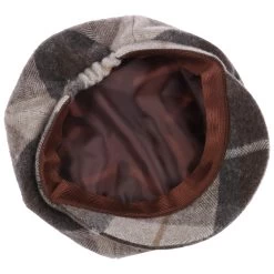 Tevere Karo Ballonmütze By McBURN -Modehutgeschäft Tevere Karo Ballonmuetze by McBURN braun.33948 2rf11