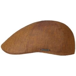 Texas Descott Leinen Flatcap By Stetson -Modehutgeschäft Texas Descott Leinen Flatcap by Stetson rost.63624 rf18