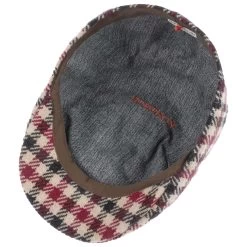 Texas Vichy Check Flatcap By Stetson -Modehutgeschäft Texas Vichy Check Flatcap by Stetson rot.56586 2rf3