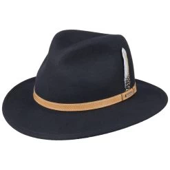 Tiscon Traveller VitaFelt Wollhut By Stetson -Modehutgeschäft Tiscon Traveller VitaFelt Wollhut by Stetson dunkelblau.58866 rf192