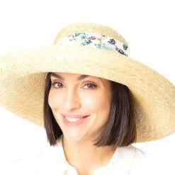 Tiviana Superfino Strohhut By Lierys Gold -Modehutgeschäft Tiviana Superfino Strohhut by Lierys Gold.56151 7