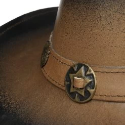 Tombstone Lederhut -Modehutgeschäft Tombstone Lederhut braun.43775 5rf11