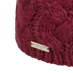 Travola Strickmütze By Seeberger -Modehutgeschäft Travola Strickmuetze by Seeberger himbeerrot.63245 4rf101