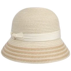 Tricia Cloche Stoffhut By Betmar -Modehutgeschäft Tricia Cloche Stoffhut by Betmar natur.62425 rf40
