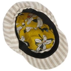 Tropy Stripe Ballonmütze By Seeberger -Modehutgeschäft Tropy Stripe Ballonmuetze by Seeberger beige.61517 2rf15