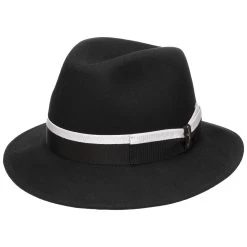 Twotone Band Wollhut By Borsalino 10 Twotone Band Wollhut By Borsalino -Modehutgeschäft Twotone Band Wollhut by Borsalino schwarz.64614 6rf4