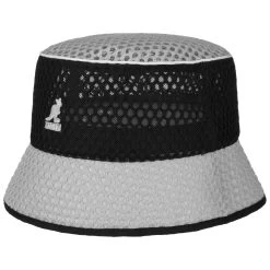 Twotone Mesh Bin Hut By Kangol 9 Twotone Mesh Bin Hut By Kangol -Modehutgeschäft Twotone Mesh Bin Hut by Kangol schwarz grau.64596 rf179