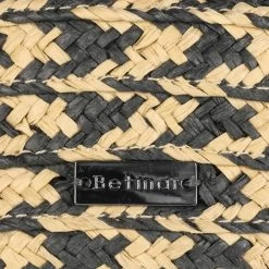 Twotone Strohbaske By Betmar -Modehutgeschäft Twotone Strohbaske by Betmar natur schwarz.55944 4rf201
