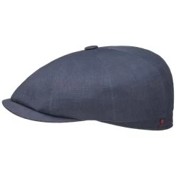 Modehutgeschäft -Modehutgeschäft Uni Hanf Flatcap by Alfonso D Este dunkelblau.65233 rf192