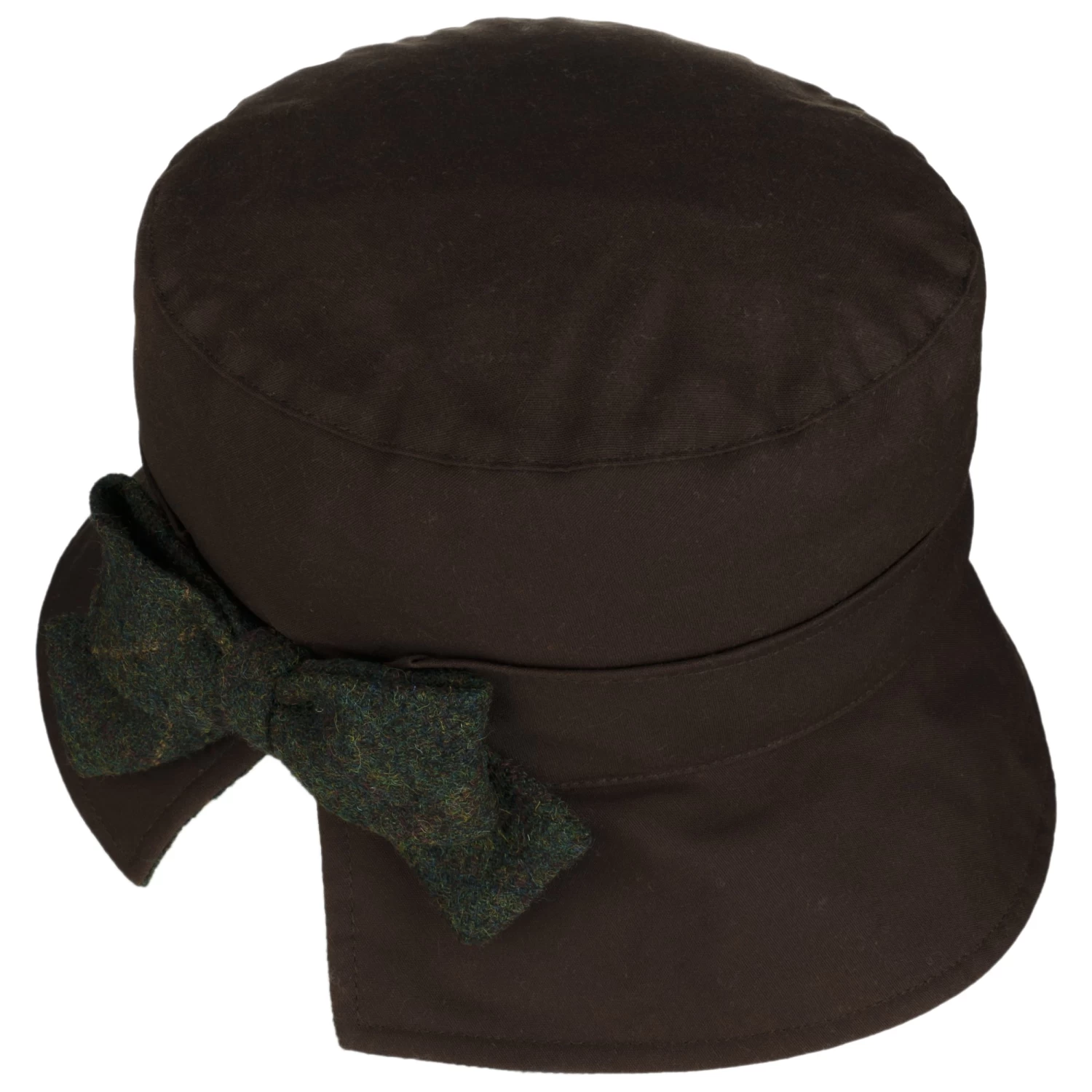 Vendiva Waxed Cotton Hut Mit Schleife By McBURN 3 Vendiva Waxed Cotton Hut Mit Schleife By McBURN