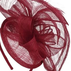 Viadina Fascinator Mit Federn By Seeberger 20 Viadina Fascinator Mit Federn By Seeberger -Modehutgeschäft Viadina Fascinator mit Federn by Seeberger dunkelrot.64919 4rf171