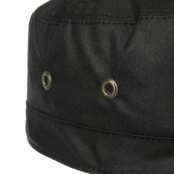 Waxed Armycap By Lierys -Modehutgeschäft Waxed Armycap by Lierys schwarz.59964 4rf4