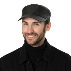 Waxed Armycap By Lierys -Modehutgeschäft Waxed Armycap by Lierys.59964 8