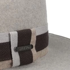 West Bend Fedora Haarfilzhut By Stetson -Modehutgeschäft West Bend Fedora Haarfilzhut by Stetson grau meliert.58854 4rf41