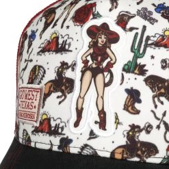 Wild Wild West Trucker Cap By King Kerosin -Modehutgeschäft Wild Wild West Trucker Cap by King Kerosin schwarz wei .66143 4f173